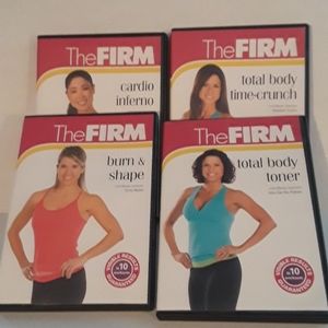 The Firm 4 DVD Set Toner Crunch Burn Cardio